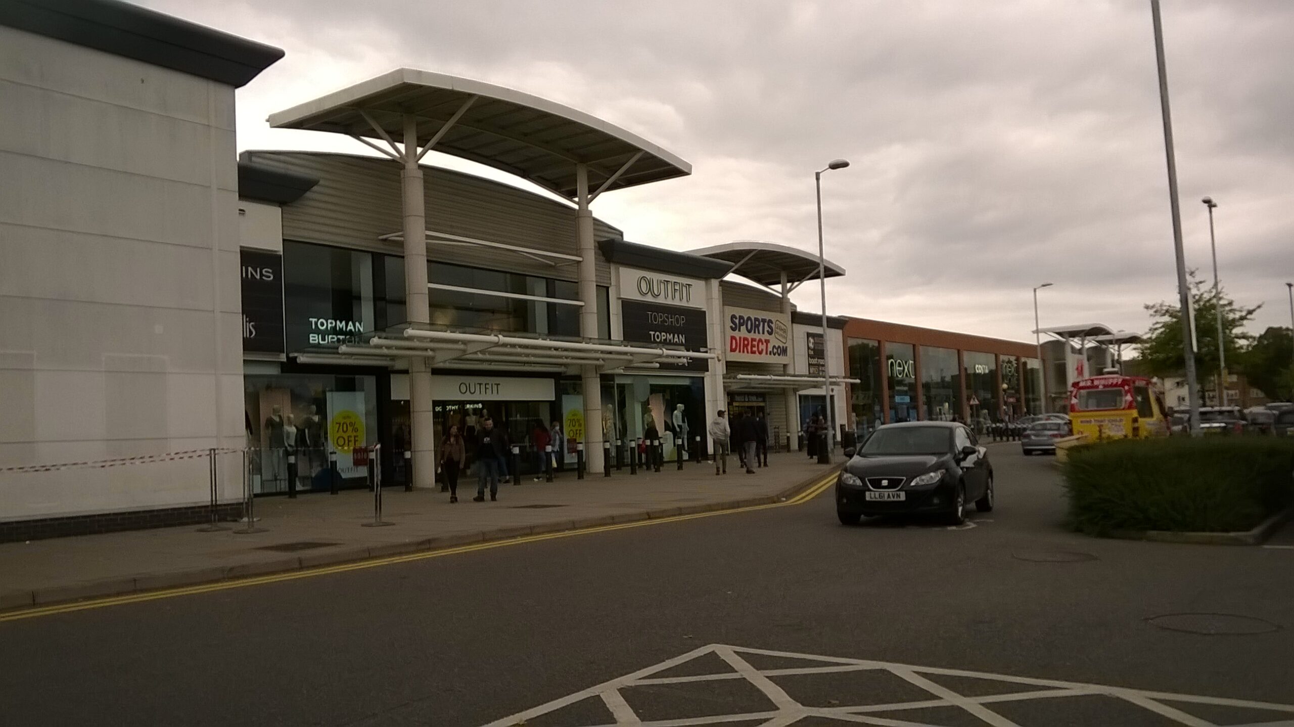 Lombardy Retail Park in Hayes London